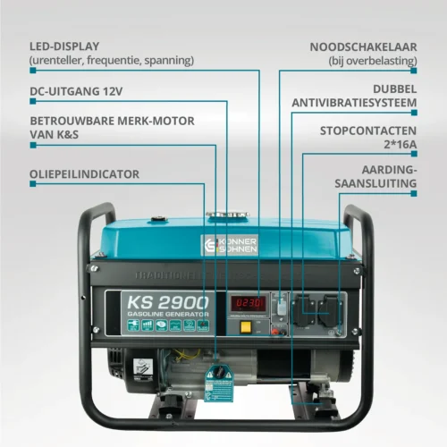 Benzinegenerator "Könner & Söhnen" KS 2900