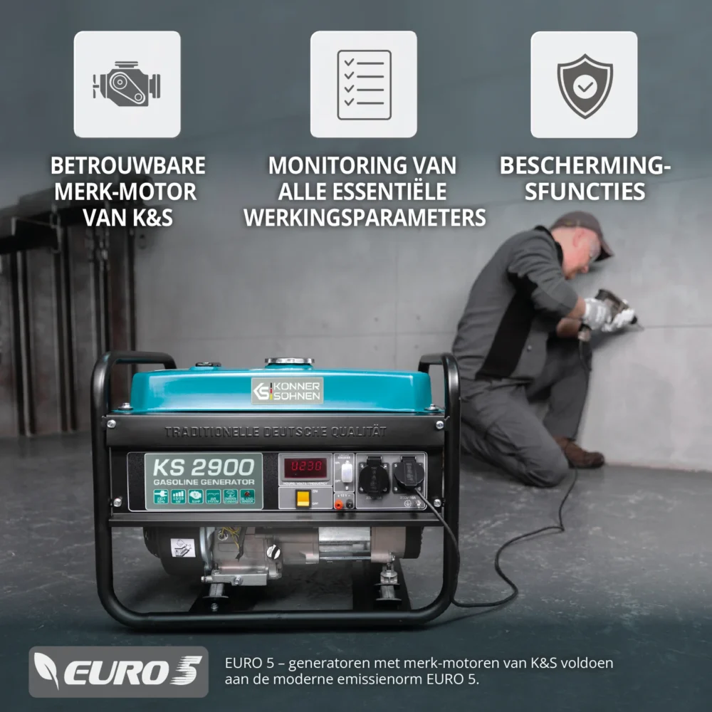 Benzinegenerator "Könner & Söhnen" KS 2900