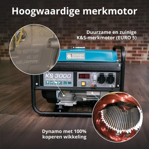 ks3000_3_nl Benzinegenerator "Könner & Söhnen" KS 3000